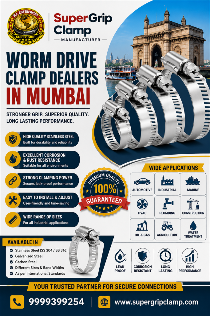 Worm Drive Clamp Dealers in Mumbai
