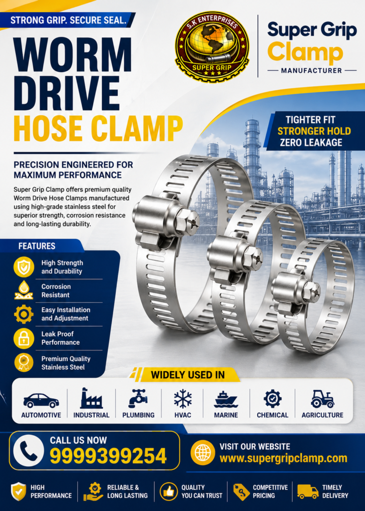 Worm Drive Hose Clamp