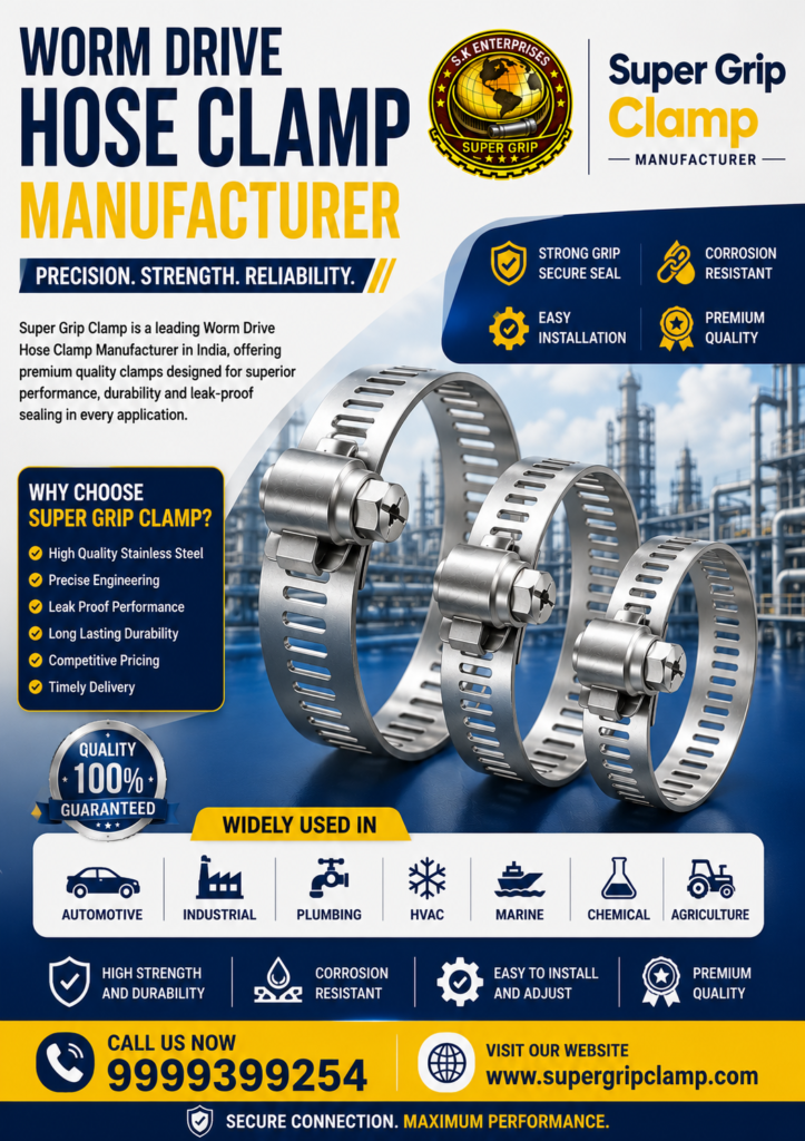 Worm Drive Hose Clamp Manufacturer.